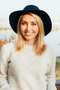 Portrait of a smiling young woman