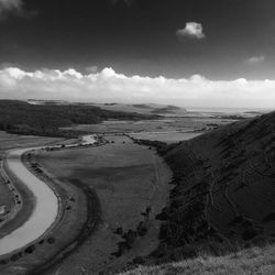 Scenic view of road against sky