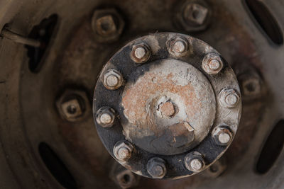 Full frame shot of wheel