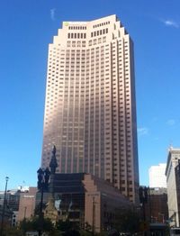 Low angle view of modern building