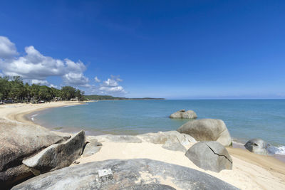 Kheakhea beach the sea in panare district pattani, thailand.