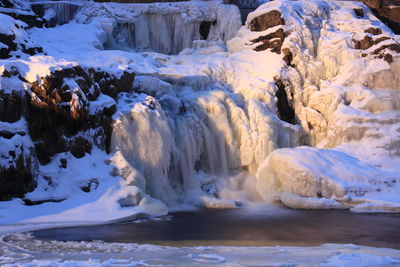 Scenic view of waterfall - lysaker 