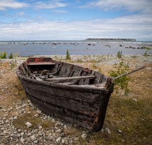 Boats in sea