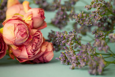 Close-up of rose bouquet