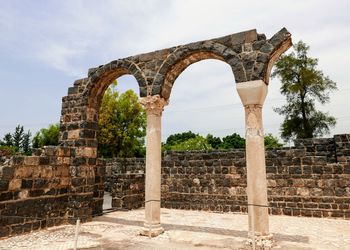 View of old ruins