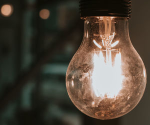 Close-up of light bulb