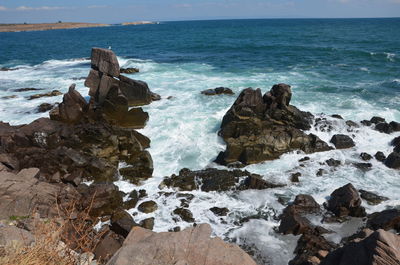 Rocks on beach