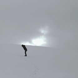 Full length of woman against sky