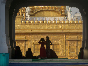 People at golden temple