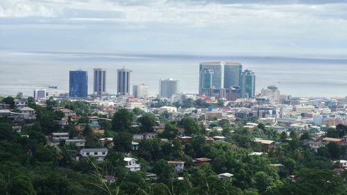 View of cityscape against sky