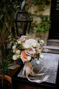 Close-up of rose bouquet