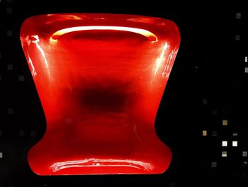 Close-up of red light