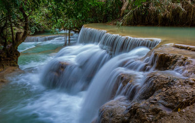 View of waterfall