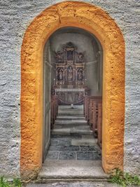 Entrance of old building