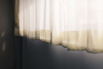Close up of curtain