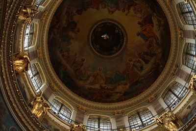 Low angle view of dome of building