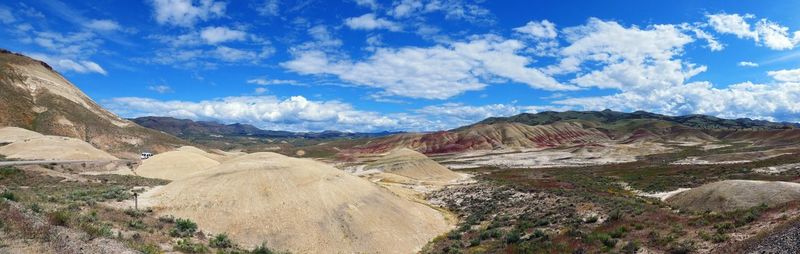 Panoramic view of landscape against sky