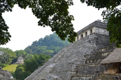 Low angle view of a temple