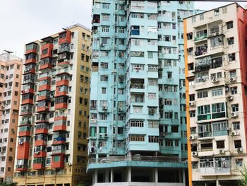 Low angle view of residential building