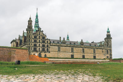 Kronborg medieval castle and stronghold in helsingør, denmark. elsinore shakespeare's play hamlet