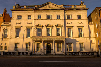 Facade of building