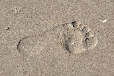 Full frame shot of sand at beach