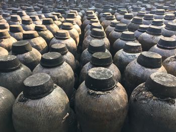 Full frame shot of firewood