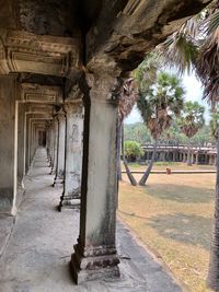 Corridor of historic building