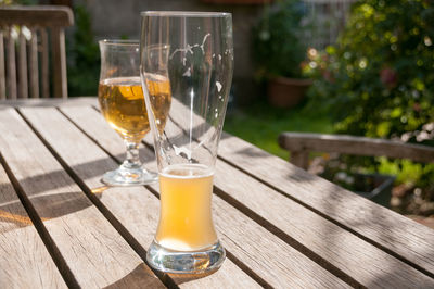 Close-up of drink on table