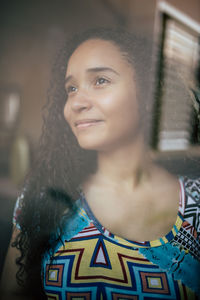 Portrait of a smiling young woman