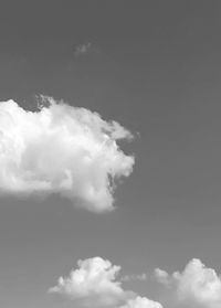 Low angle view of clouds in sky