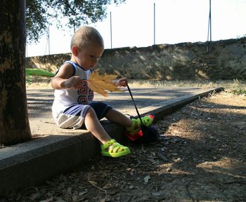 Portrait of cute girl