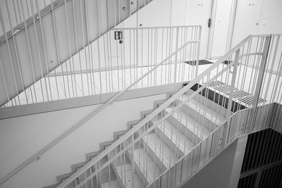 Low angle view of staircase in building