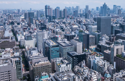 Aerial view of city