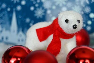 Close-up of christmas decoration