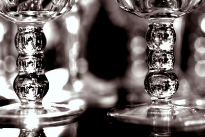 Close-up of glass on table