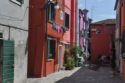 Street amidst buildings in city