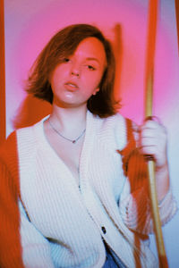 Portrait of a young woman