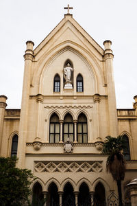 Low angle view of building against sky