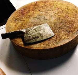 Close-up of bread in plate