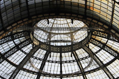 Low angle view of skylight