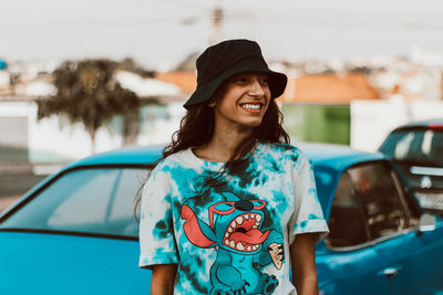 Portrait of a smiling young woman