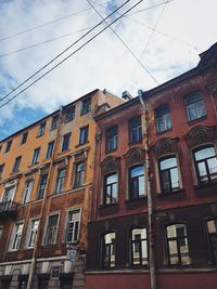 Low angle view of building against sky