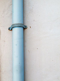 Close-up of pipe on wall