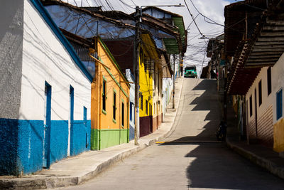 Street amidst buildings in city