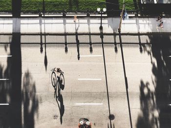 People on street in city during sunny day