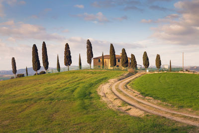 Panoramic view of landscape against sky