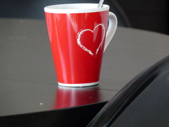 Close-up of drink on table