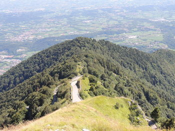 High angle view of landscape