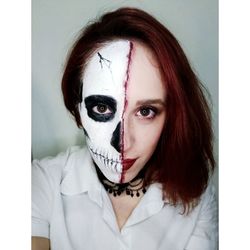 Close-up portrait of woman